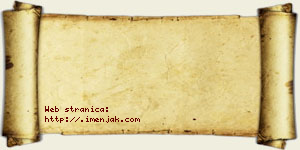 Hana Gaćinović vizit kartica